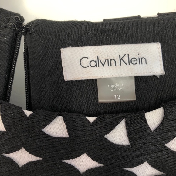 Calvin Klein laser cut dress - Picture 3 of 7
